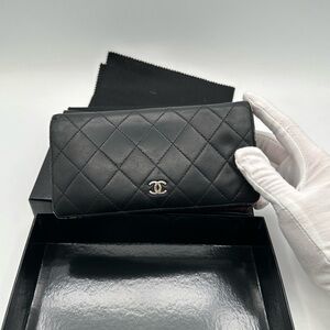 Chanel Quilted Flap Wallet